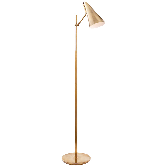 Visual Comfort Signature ARN 1010HAB-HAB One Light Floor Lamp, Hand-Rubbed Antique Brass