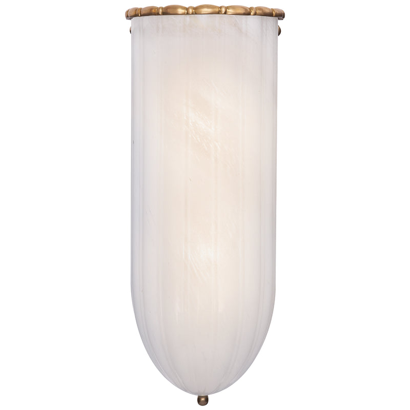 Visual Comfort Signature ARN 2013HAB-WG Two Light Wall Sconce, Hand-Rubbed Antique Brass