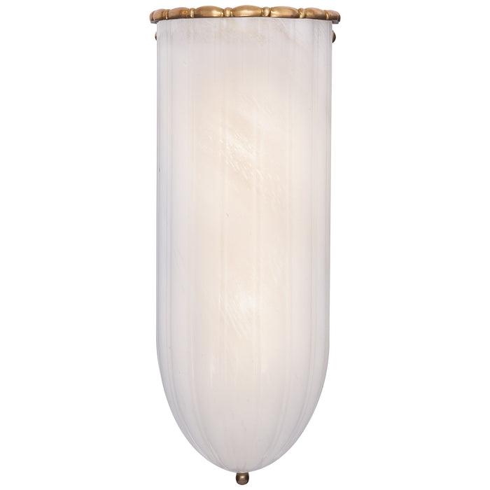 Visual Comfort Signature ARN 2013HAB-WG Two Light Wall Sconce, Hand-Rubbed Antique Brass