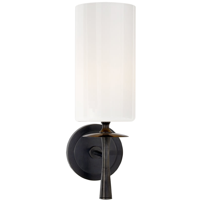 Visual Comfort Signature ARN 2018BZ-WG One Light Wall Sconce, Bronze