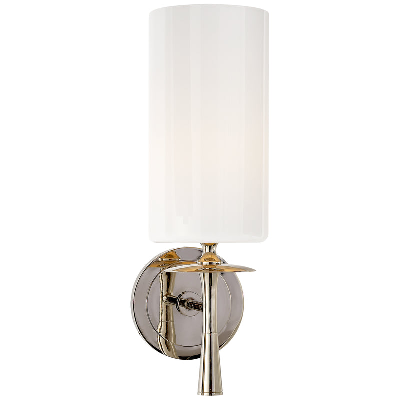 Visual Comfort Signature ARN 2018PN-WG One Light Wall Sconce, Polished Nickel