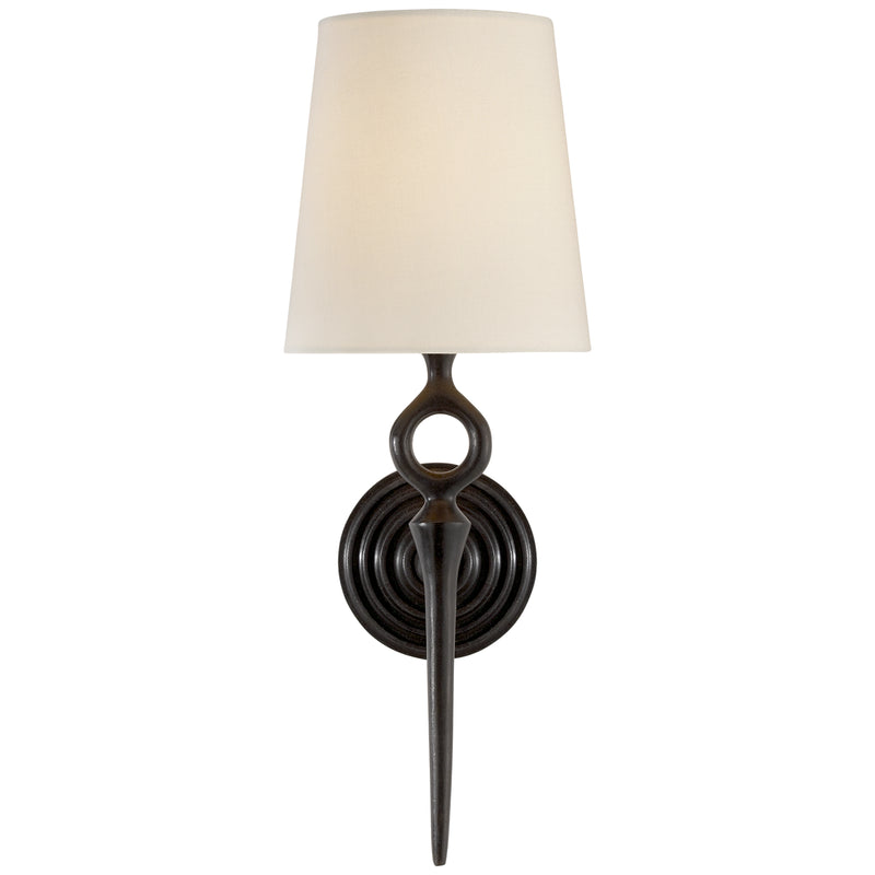 Visual Comfort Signature ARN 2022AI-L One Light Wall Sconce, Aged Iron