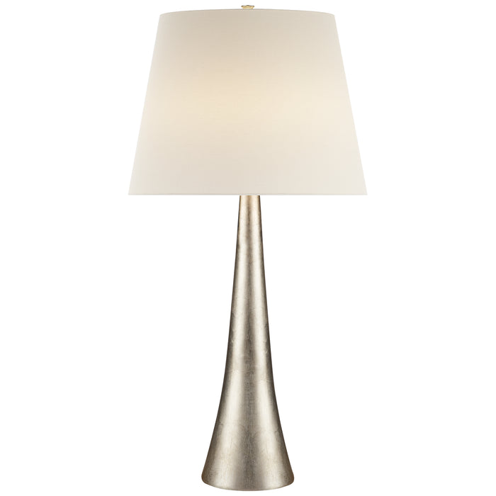 Visual Comfort Signature ARN 3002BSL-L One Light Table Lamp, Burnished Silver Leaf
