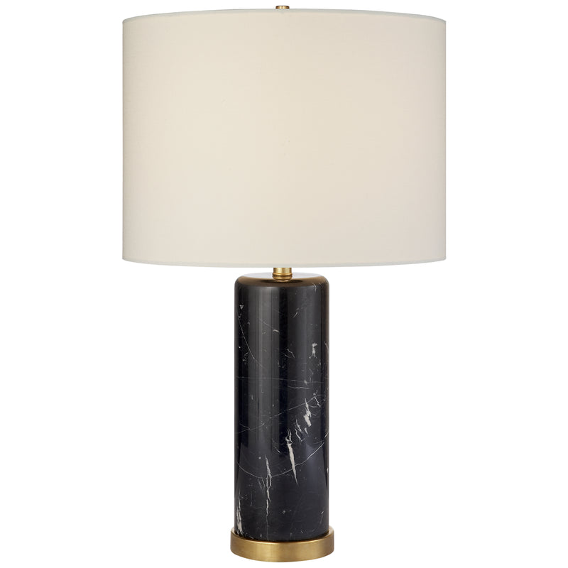 Visual Comfort Signature ARN 3004BM-L One Light Table Lamp, Black Marble
