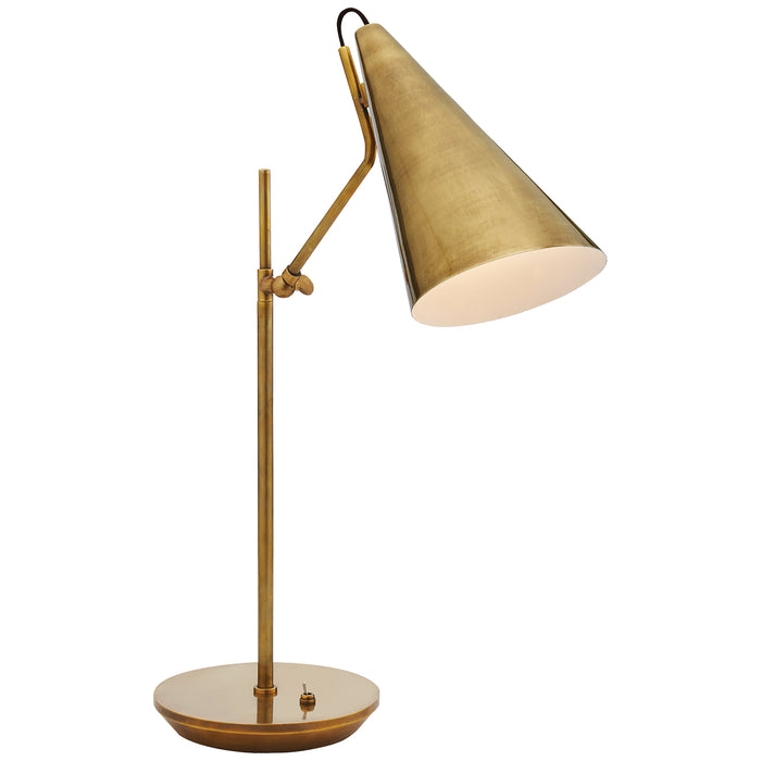 Visual Comfort Signature ARN 3010HAB-HAB One Light Table Lamp, Hand-Rubbed Antique Brass