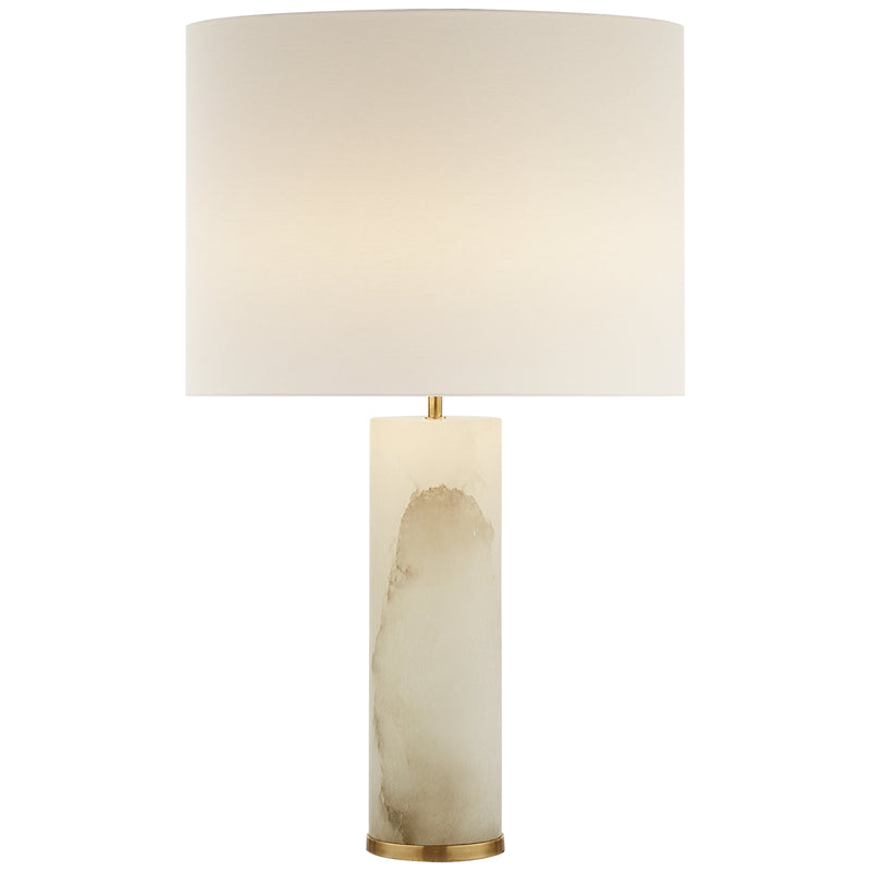 Visual Comfort Signature ARN 3024ALB-L Two Light Table Lamp, Alabaster
