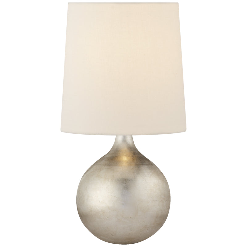 Visual Comfort Signature ARN 3600BSL-L One Light Table Lamp, Burnished Silver Leaf