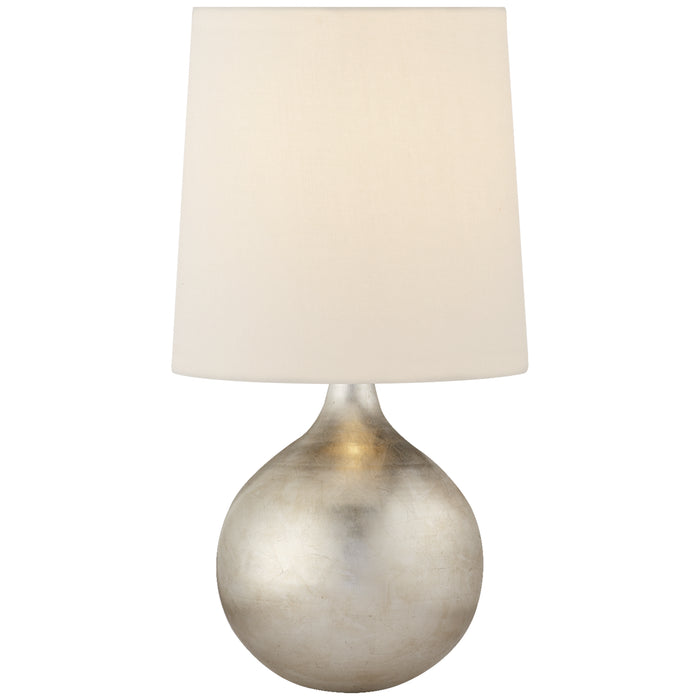 Visual Comfort Signature ARN 3600BSL-L One Light Table Lamp, Burnished Silver Leaf