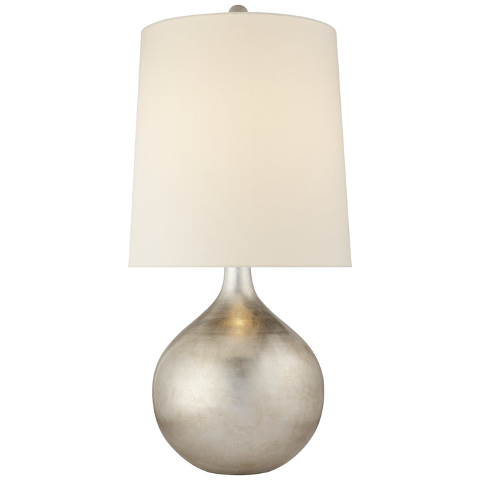 Visual Comfort Signature ARN 3601BSL-L One Light Table Lamp, Burnished Silver Leaf