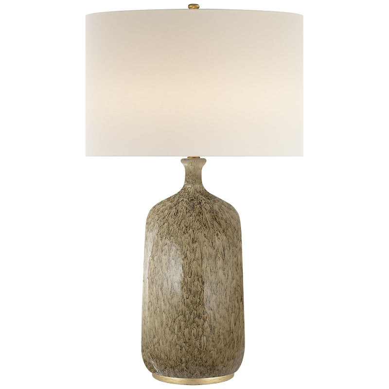 Visual Comfort Signature ARN 3608MS-L One Light Table Lamp, Marbleized Sienna