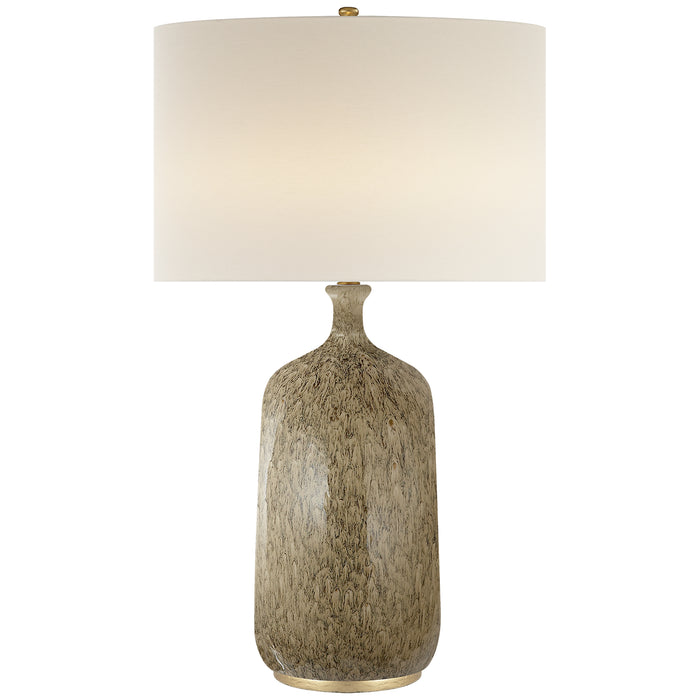 Visual Comfort Signature ARN 3608MS-L One Light Table Lamp, Marbleized Sienna