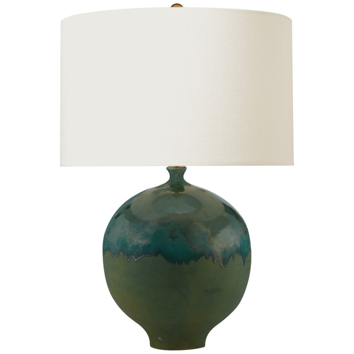 Visual Comfort Signature ARN 3610VV-L One Light Table Lamp, Volcanic Verdi