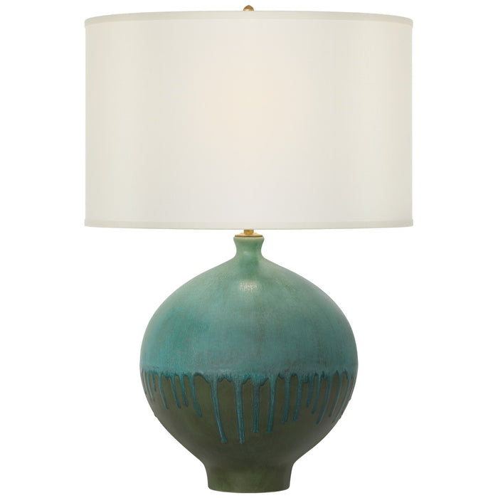 Visual Comfort Signature ARN 3610VV-L One Light Table Lamp, Volcanic Verdi