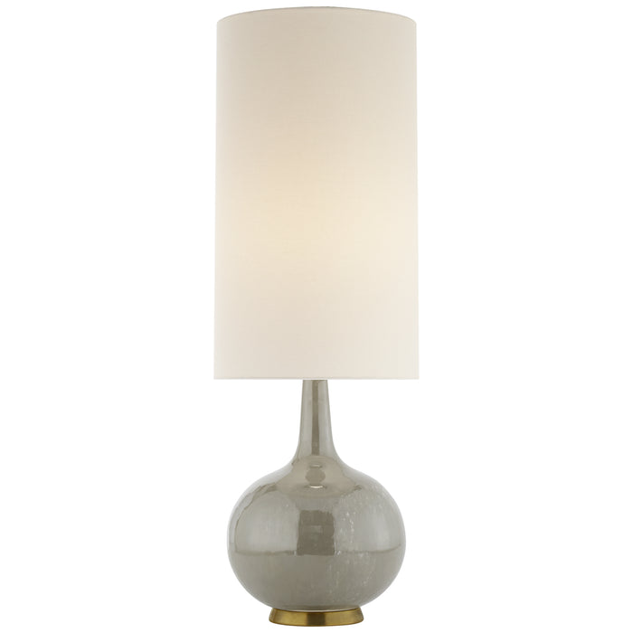 Visual Comfort Signature ARN 3620SHG-L One Light Table Lamp, Shellish Gray