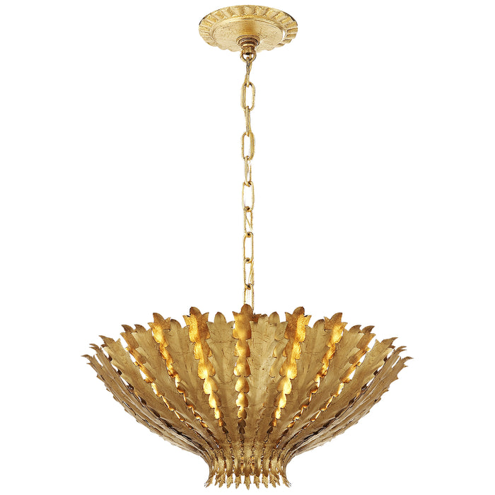 Visual Comfort Signature ARN 5001G Three Light Chandelier, Gild