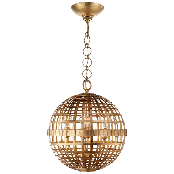 Visual Comfort Signature ARN 5003G Four Light Lantern, Gild