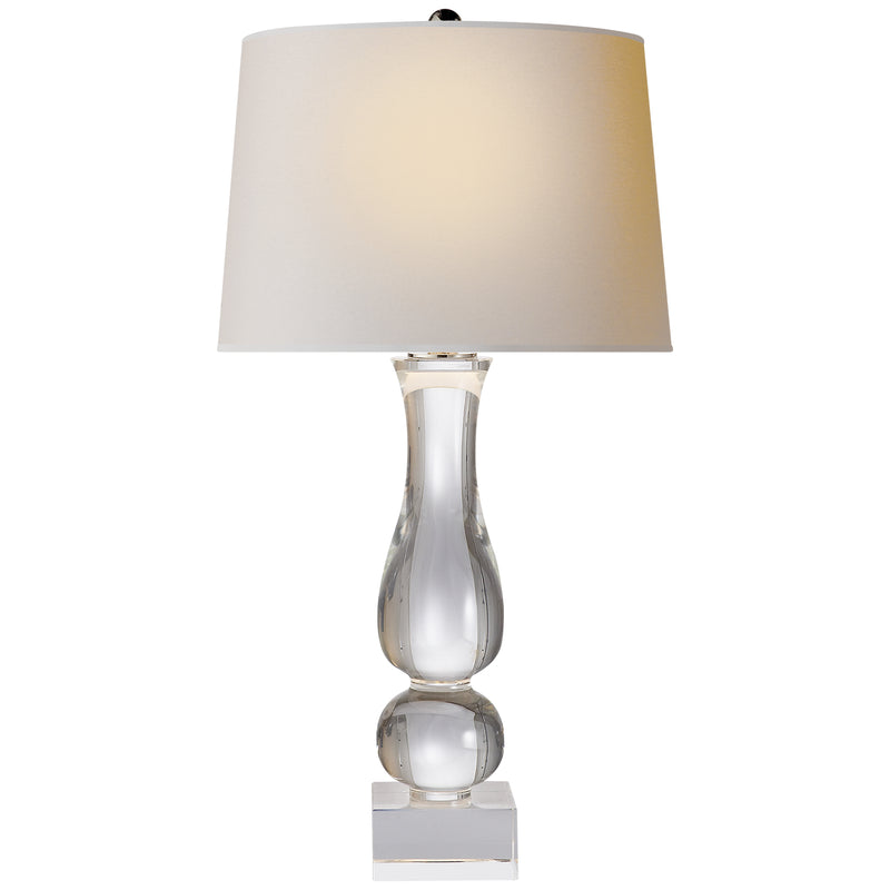 Visual Comfort Signature CHA 8646CG-NP One Light Table Lamp, Crystal