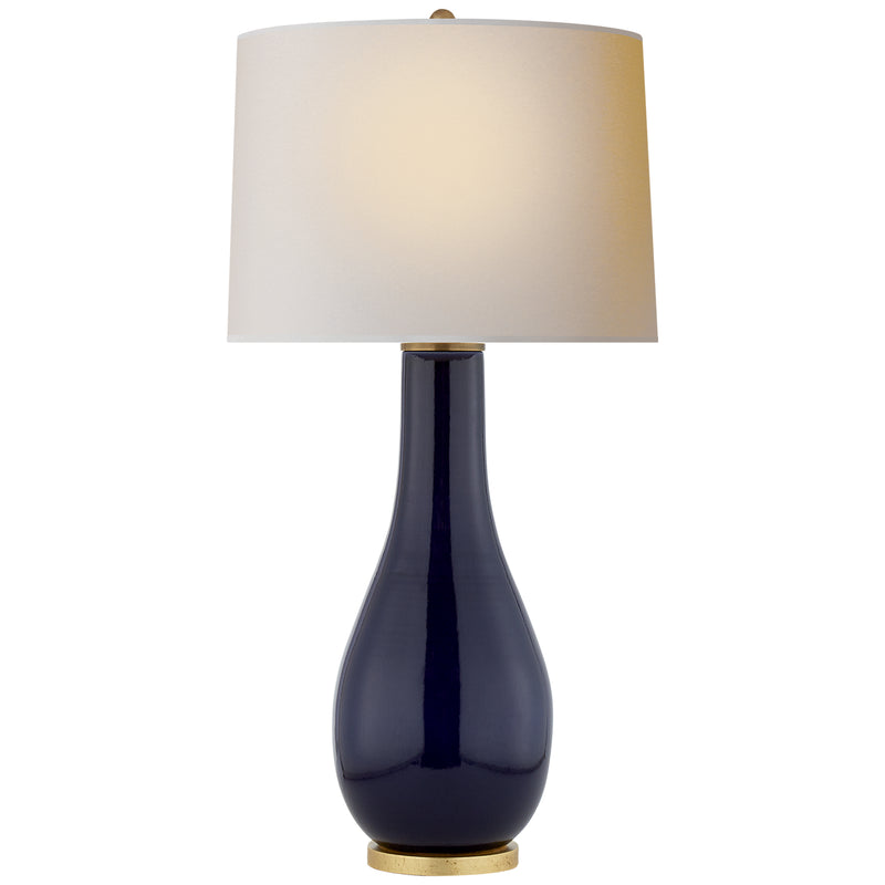 Visual Comfort Signature CHA 8655DM-NP One Light Table Lamp, Denim Porcelain