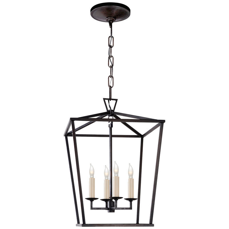 Visual Comfort Signature CHC 2164AI Four Light Lantern, Aged Iron