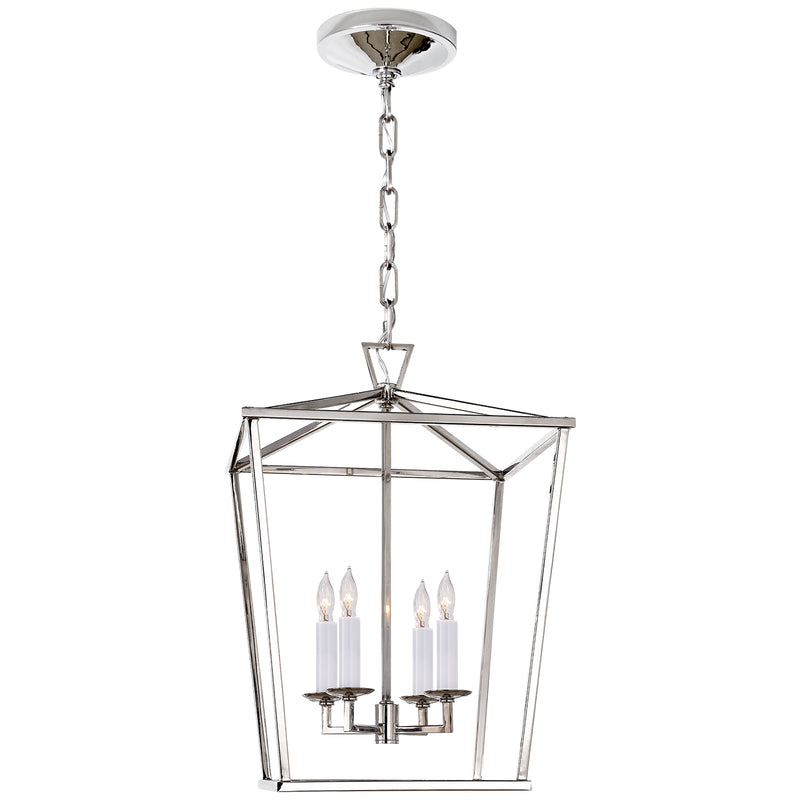 Visual Comfort Signature CHC 2164PN Four Light Lantern, Polished Nickel