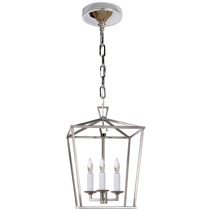 Visual Comfort Signature CHC 2175PN Three Light Lantern, Polished Nickel