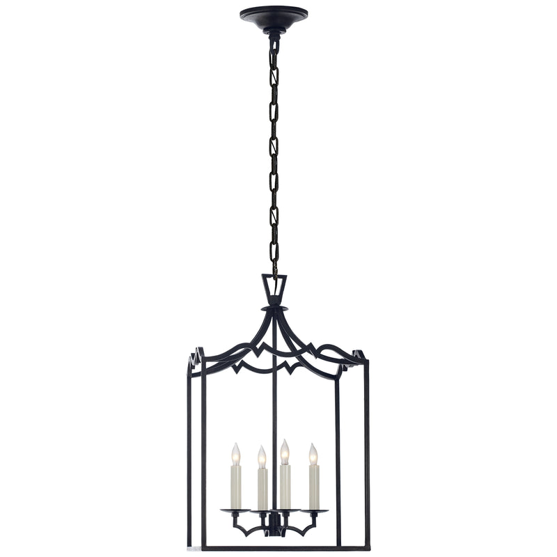 Visual Comfort Signature CHC 2180AI Four Light Lantern, Aged Iron