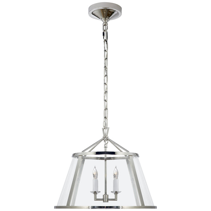 Visual Comfort Signature CHC 2201PN-CG Four Light Pendant, Polished Nickel