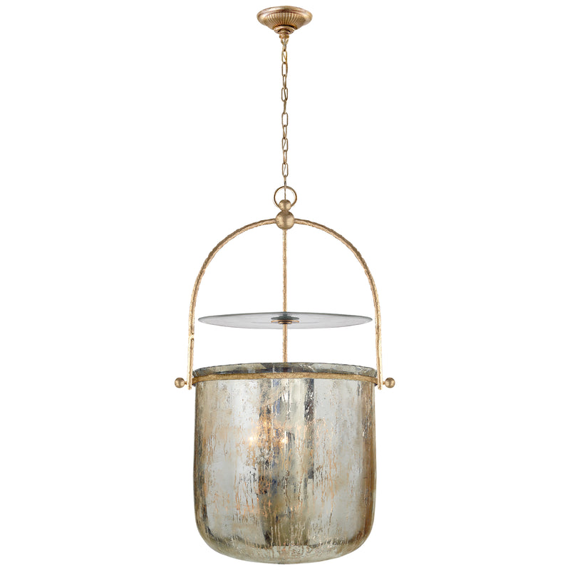 Visual Comfort Signature CHC 2270GI-MG Four Light Lantern, Gilded Iron