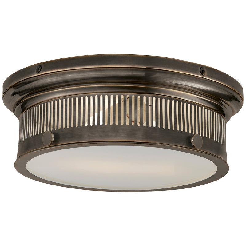 Visual Comfort Signature CHC 4391BZ-WG Two Light Flush Mount, Bronze