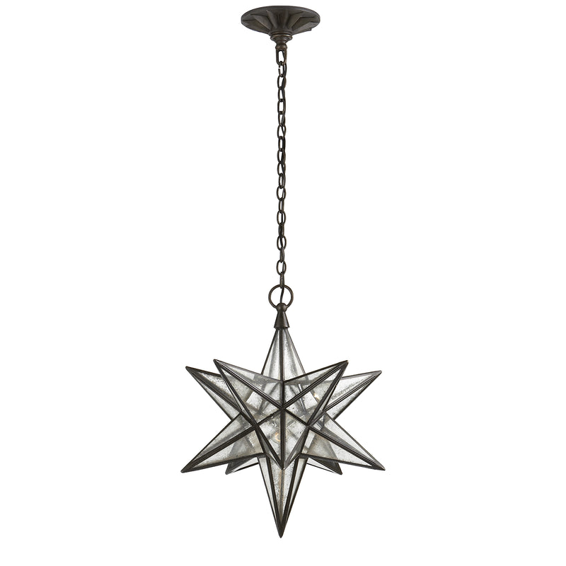 Visual Comfort Signature CHC 5211AI-AM One Light Lantern, Aged Iron