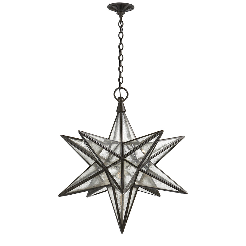 Visual Comfort Signature CHC 5212AI-AM One Light Lantern, Aged Iron
