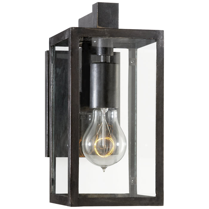 Visual Comfort Signature CHD 2930AI-CG One Light Outdoor Wall Sconce, Aged Iron