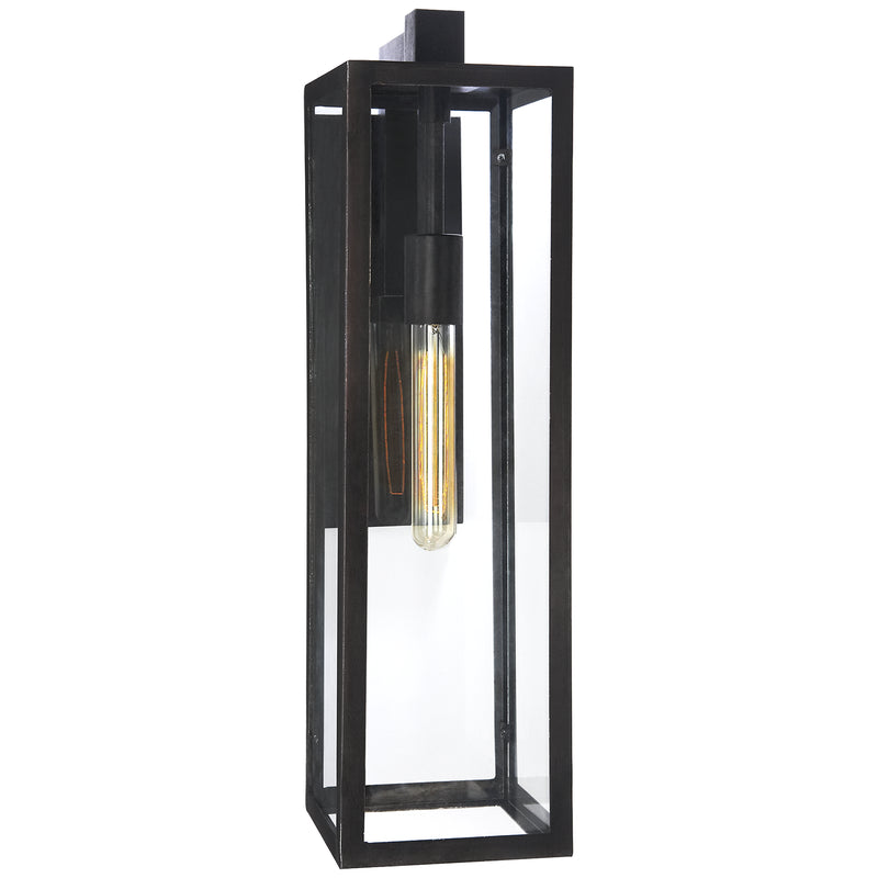 Visual Comfort Signature CHD 2935AI-CG One Light Outdoor Wall Sconce, Aged Iron