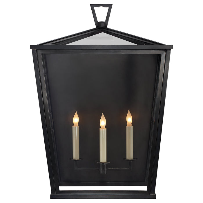 Visual Comfort Signature CHO 2041BZ Three Light Wall Lantern, Bronze