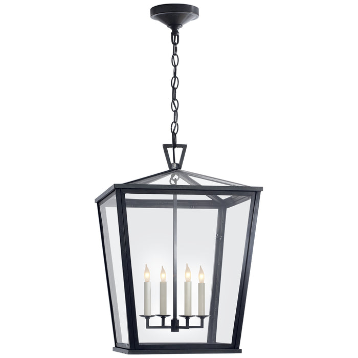 Visual Comfort Signature CHO 5085BZ Four Light Hanging Lantern, Bronze