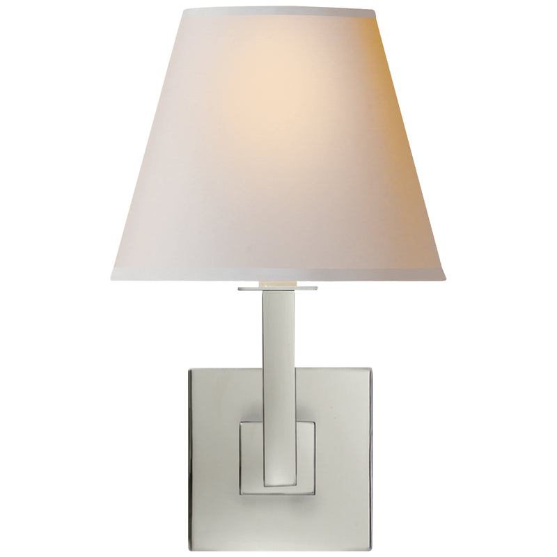 Visual Comfort Signature S 20PN-NPS One Light Wall Sconce, Polished Nickel