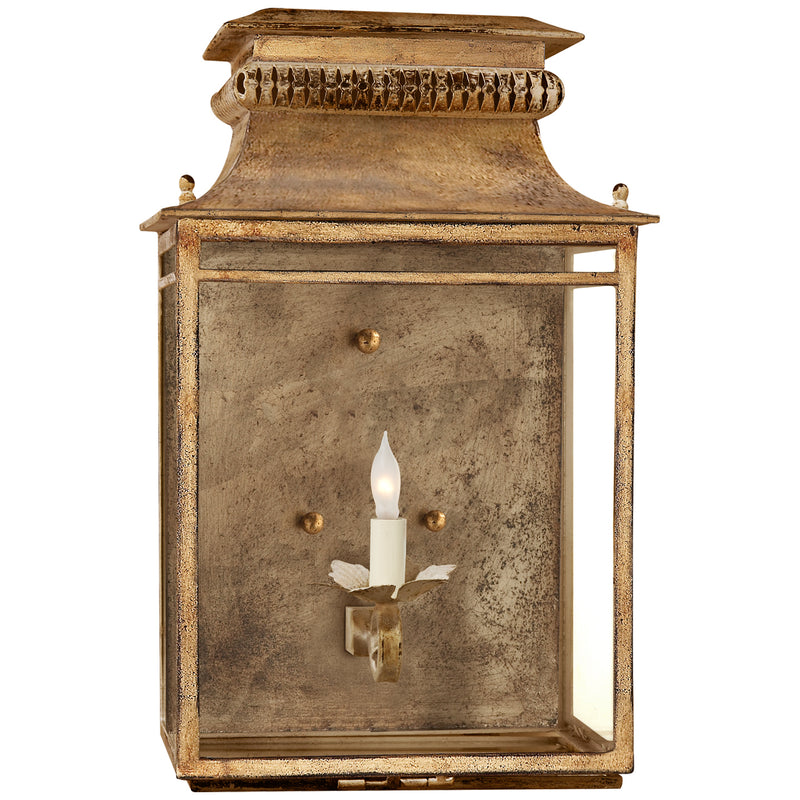 Visual Comfort Signature SK 2301GI One Light Wall Sconce, Gilded Iron