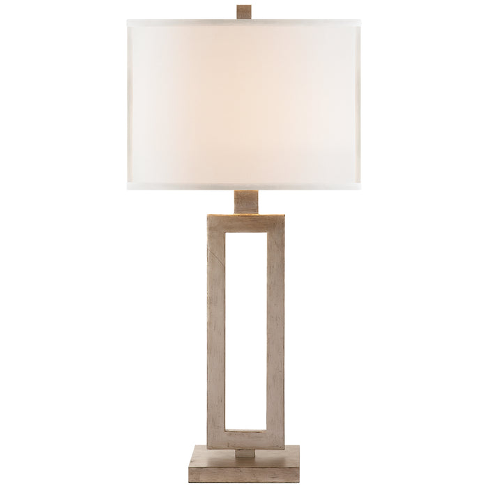 Visual Comfort Signature SK 3208BSL-L One Light Table Lamp, Burnished Silver Leaf