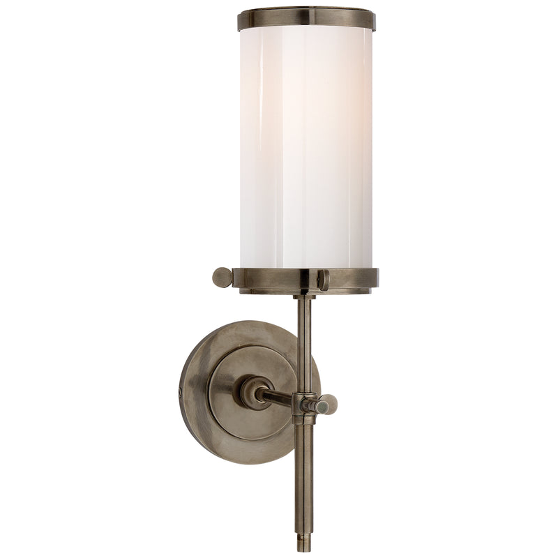 Visual Comfort Signature TOB 2015AN-WG One Light Wall Sconce, Antique Nickel
