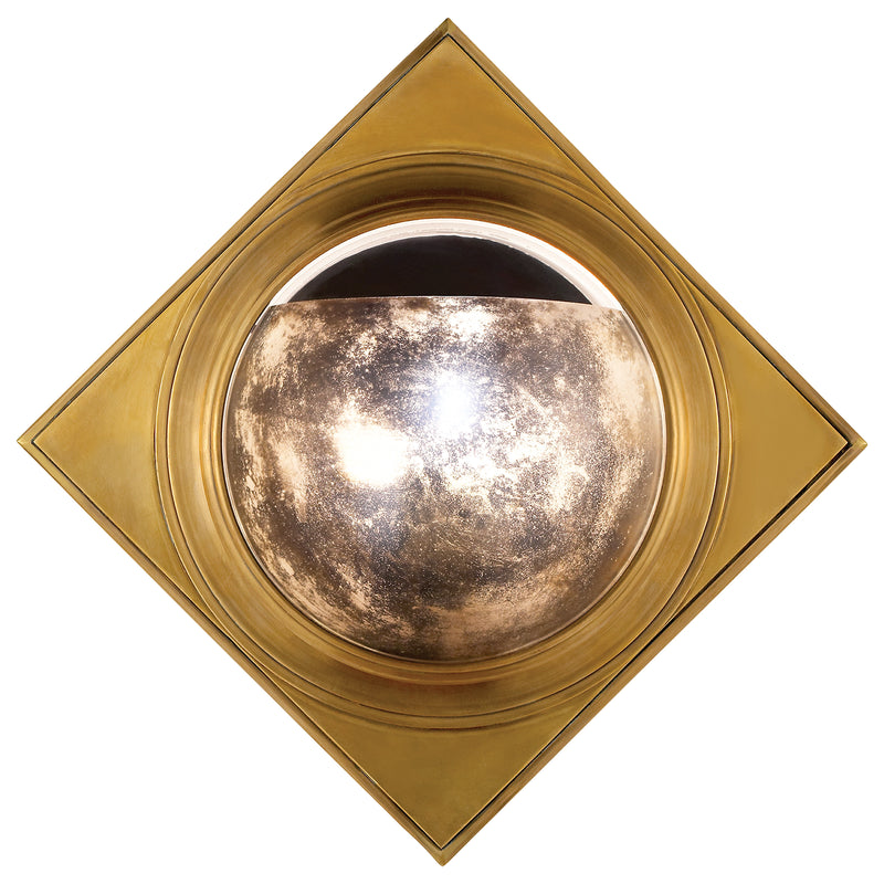 Visual Comfort Signature TOB 2221HAB-AM One Light Wall Sconce, Hand-Rubbed Antique Brass