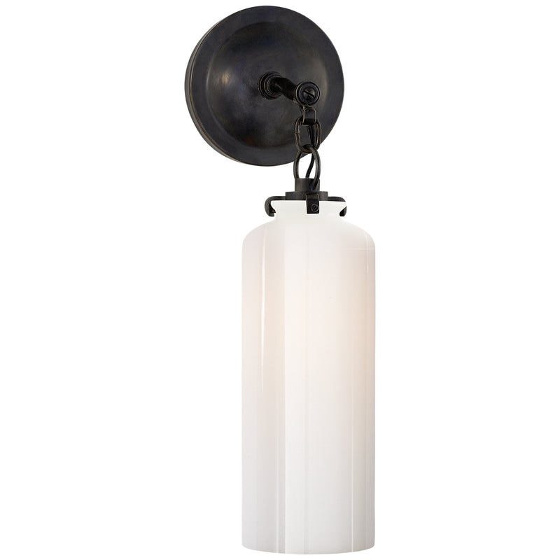 Visual Comfort Signature TOB 2225BZ/G3-WG One Light Wall Sconce, Bronze