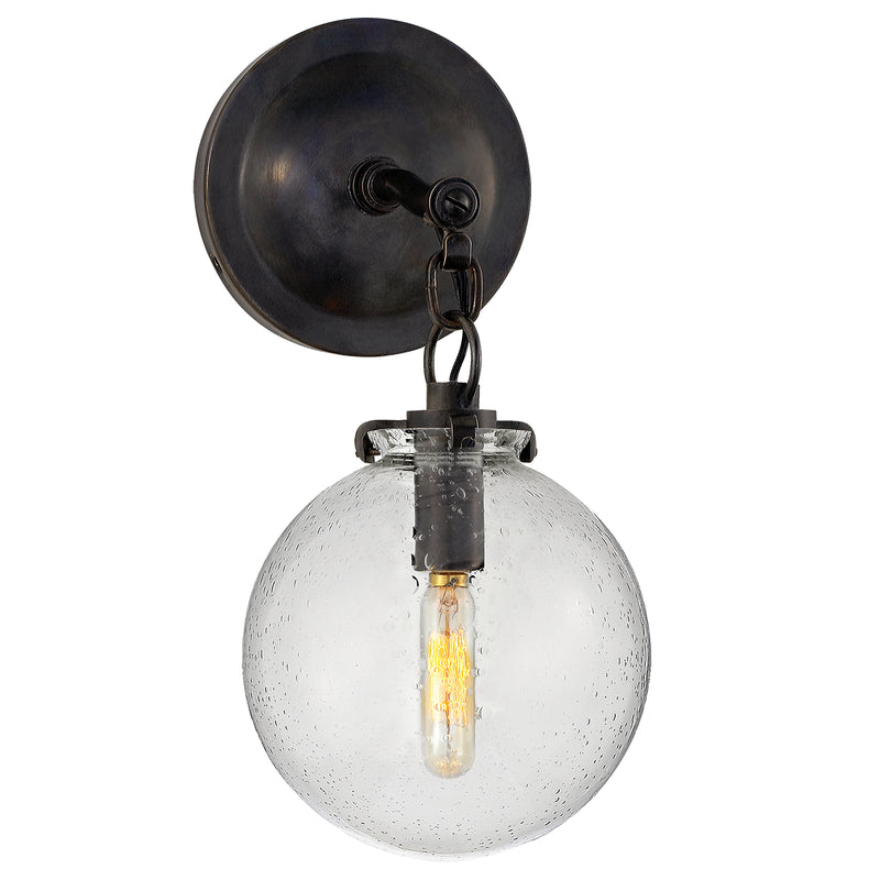 Visual Comfort Signature TOB 2225BZ/G4-SG One Light Wall Sconce, Bronze