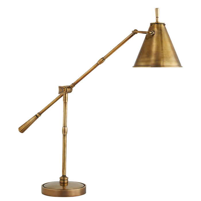 Visual Comfort Signature TOB 3536HAB One Light Table Lamp, Hand-Rubbed Antique Brass