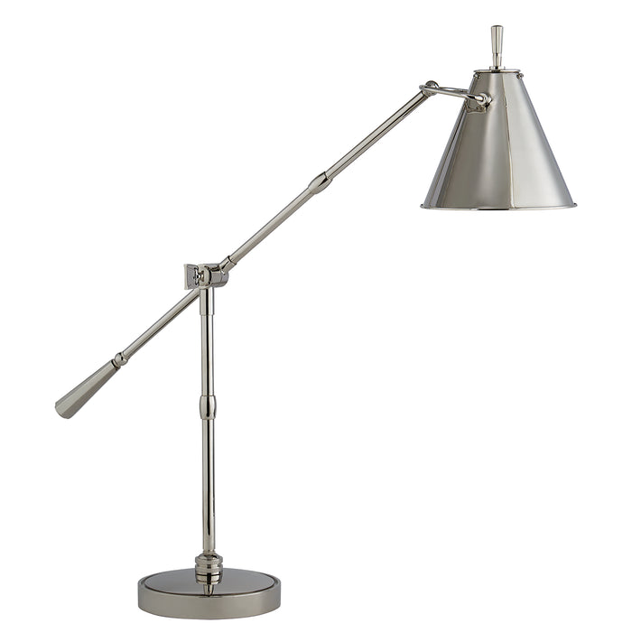Visual Comfort Signature TOB 3536PN One Light Table Lamp, Polished Nickel
