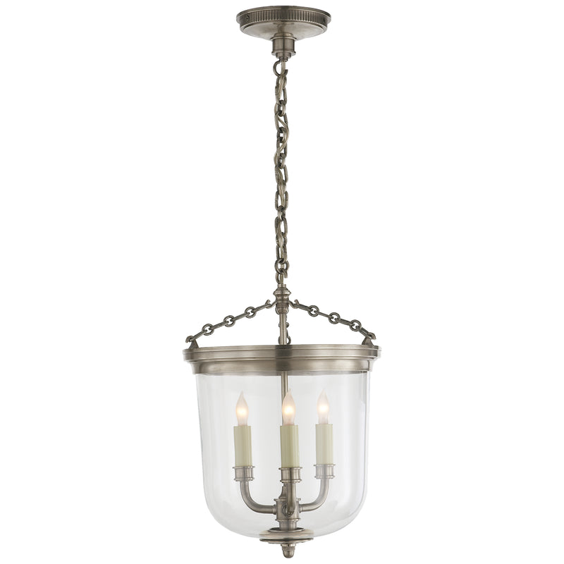Visual Comfort Signature TOB 5030AN Three Light Lantern, Antique Nickel