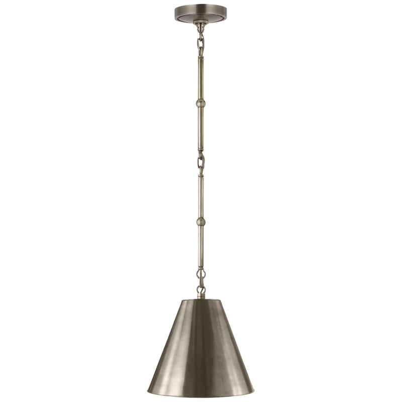 Visual Comfort Signature TOB 5089AN-AN One Light Pendant, Antique Nickel