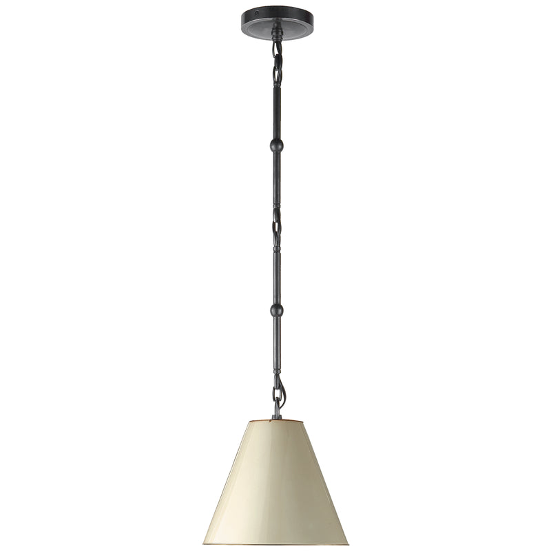 Visual Comfort Signature TOB 5089BZ-AW One Light Pendant, Bronze