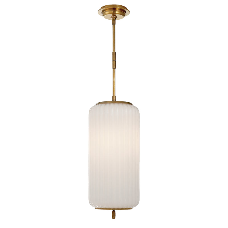Visual Comfort Signature TOB 5160HAB-WG Three Light Pendant, Hand-Rubbed Antique Brass