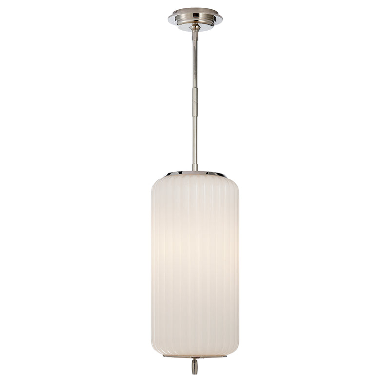 Visual Comfort Signature TOB 5160PN-WG Three Light Pendant, Polished Nickel