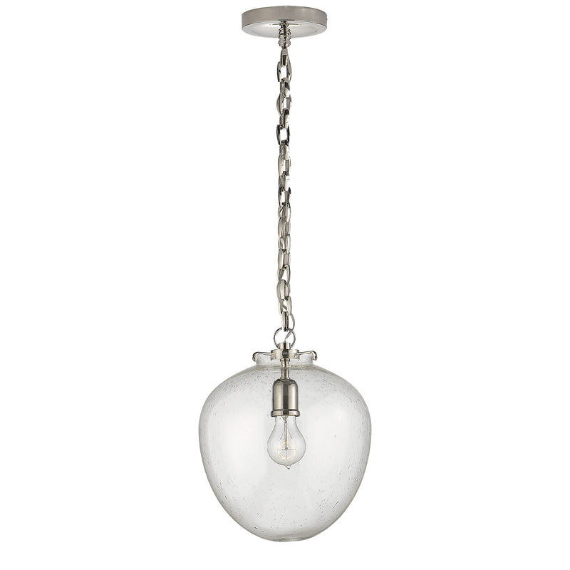 Visual Comfort Signature TOB 5226PN/G2-SG One Light Pendant, Polished Nickel